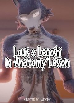  [Twitchy] Louis x Legoshi in Anatomy Lesson (Beastars) [English]